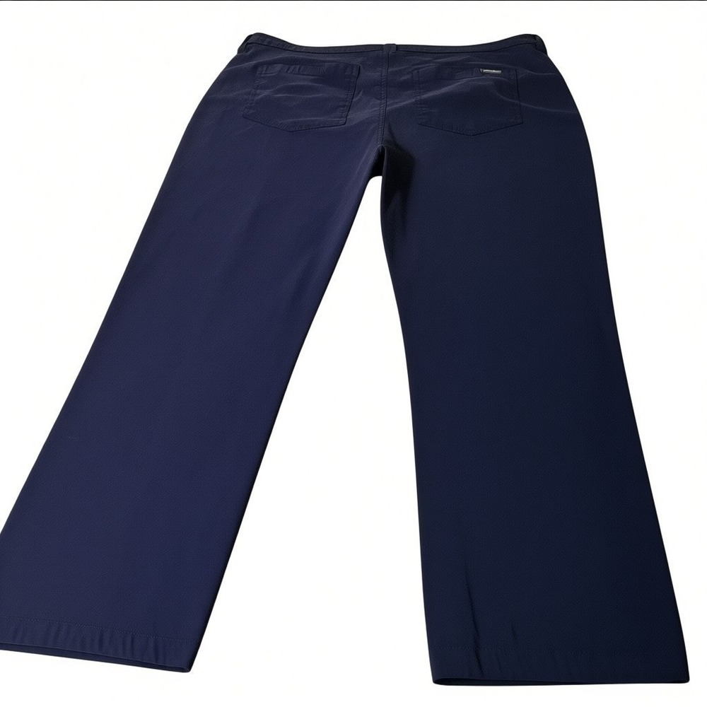 Eddie Bauer Men Navy Blue Fleece Lined‎ Tech Pants cargo 40x30 Relaxed Outdoor - Picture 4 of 15